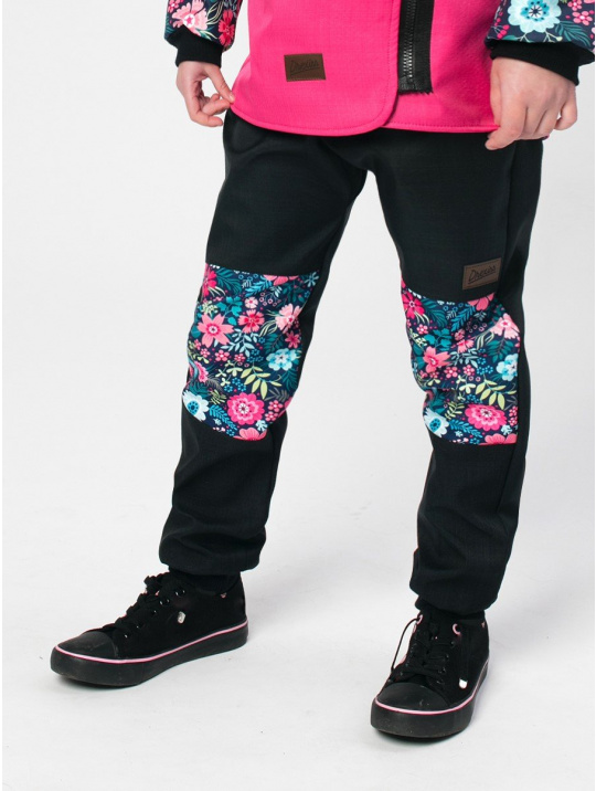 IceDress Drexiss softshellové kalhoty TINY FLOWERS - JARO/PODZIM