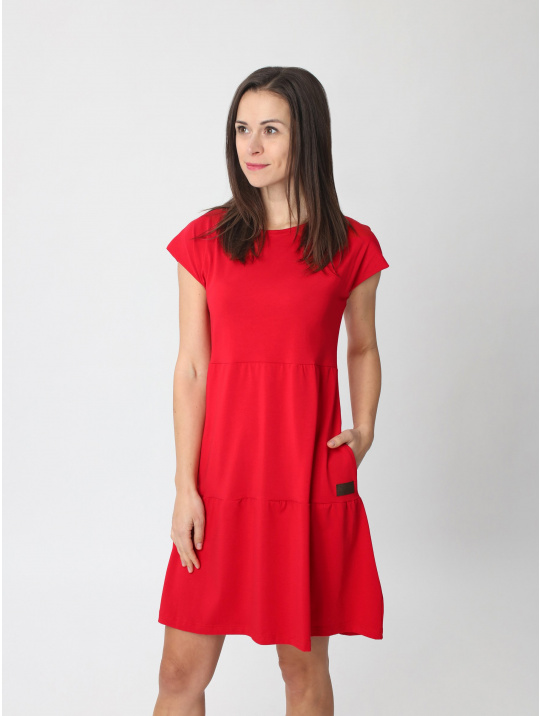 IceDress Drexiss dámské letní šaty SOFIE RED