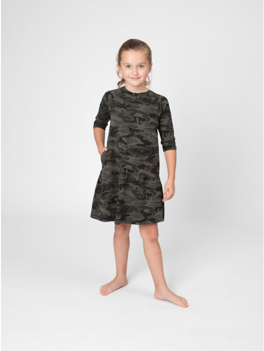 IceDress Drexiss dětské podzimní šaty SOFIE ARMY