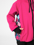  IceDress Drexiss softshellová bunda REALLY PINK - TINY FLOWERS