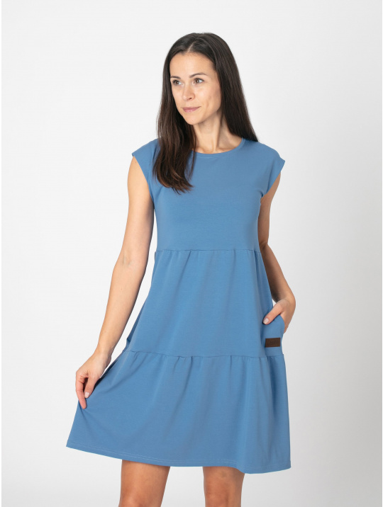 IceDress Drexiss dámské letní šaty SOFIE BLUE