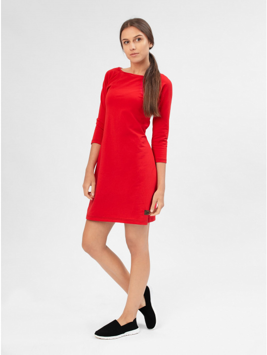 IceDress Drexiss podzimní šaty BERENIKA RED