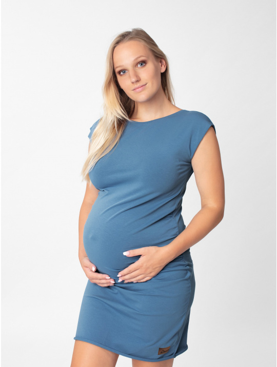 IceDress Drexiss ANGELIKA těhotenské šaty BLUE